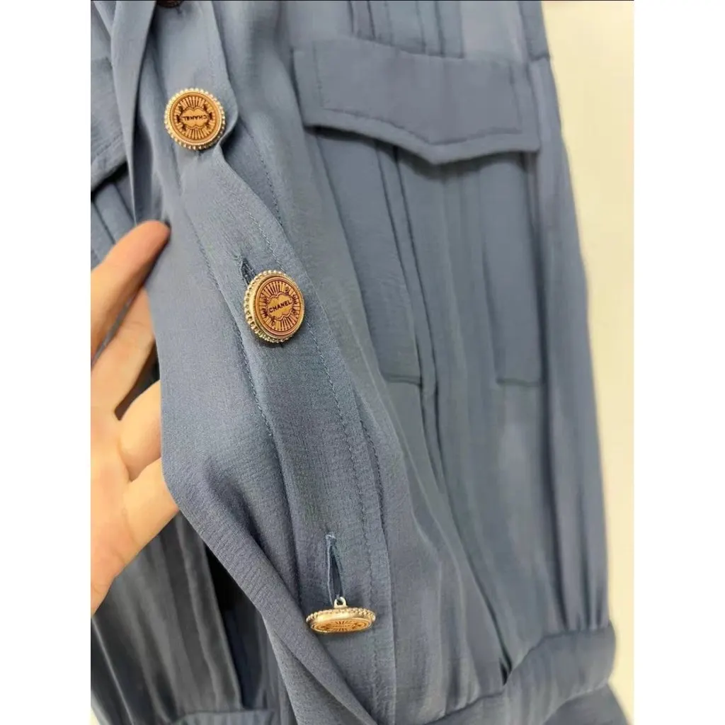 Chanel Silk Dress MultiColor Silk Very good - Inside View