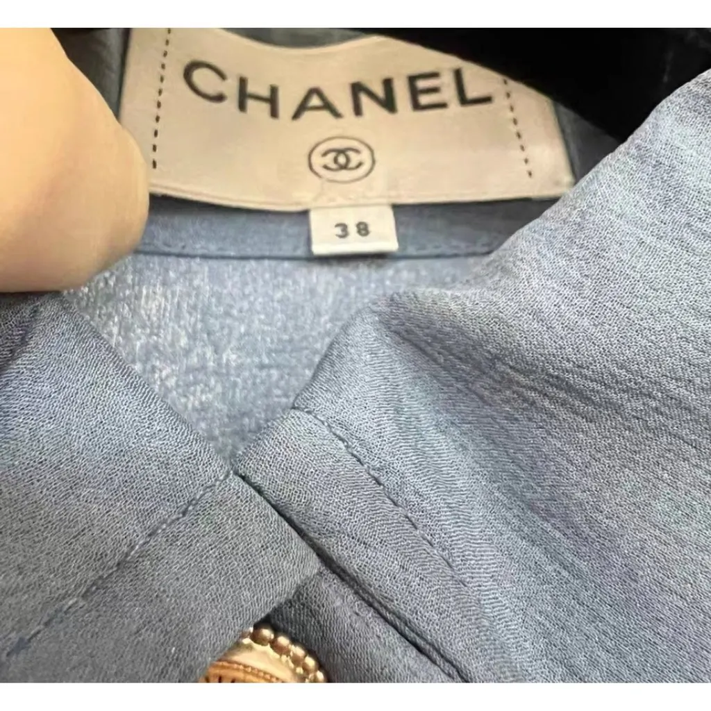 Chanel Silk Dress MultiColor Silk Very good - Model View