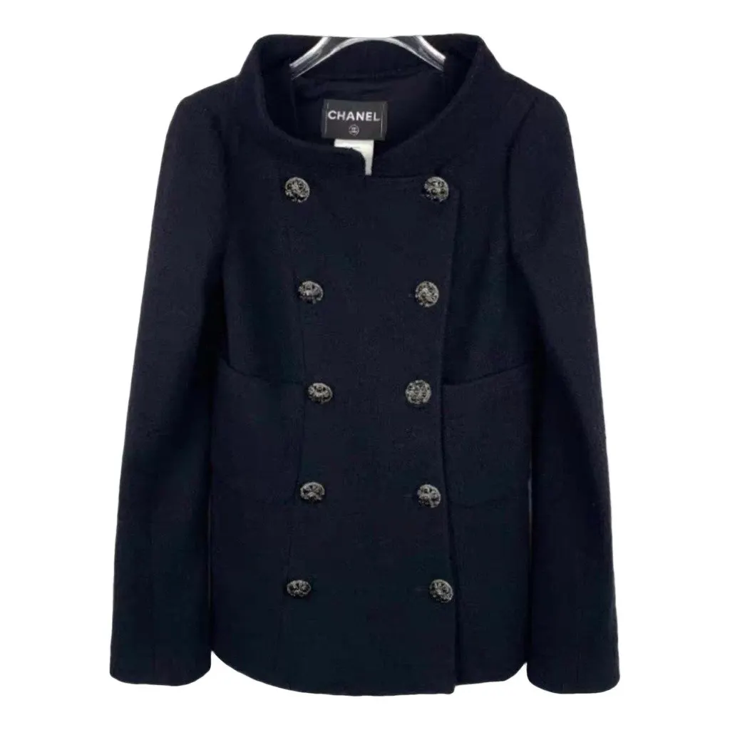 Chanel La Petite Veste Noire Wool Jacket MultiColor Wool Very good - Front View