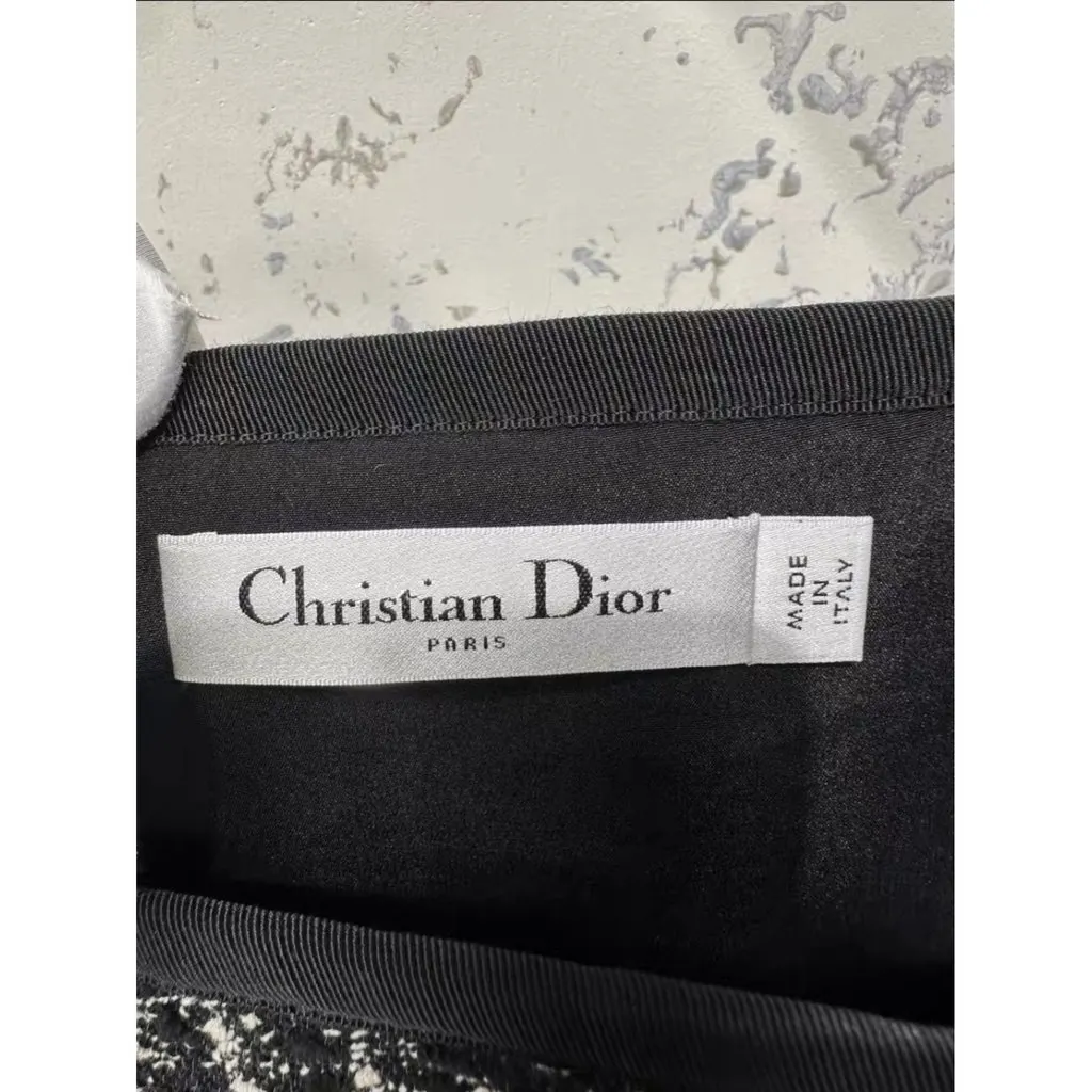 Dior Cotton Dress MultiColor Cotton Very good - Back View