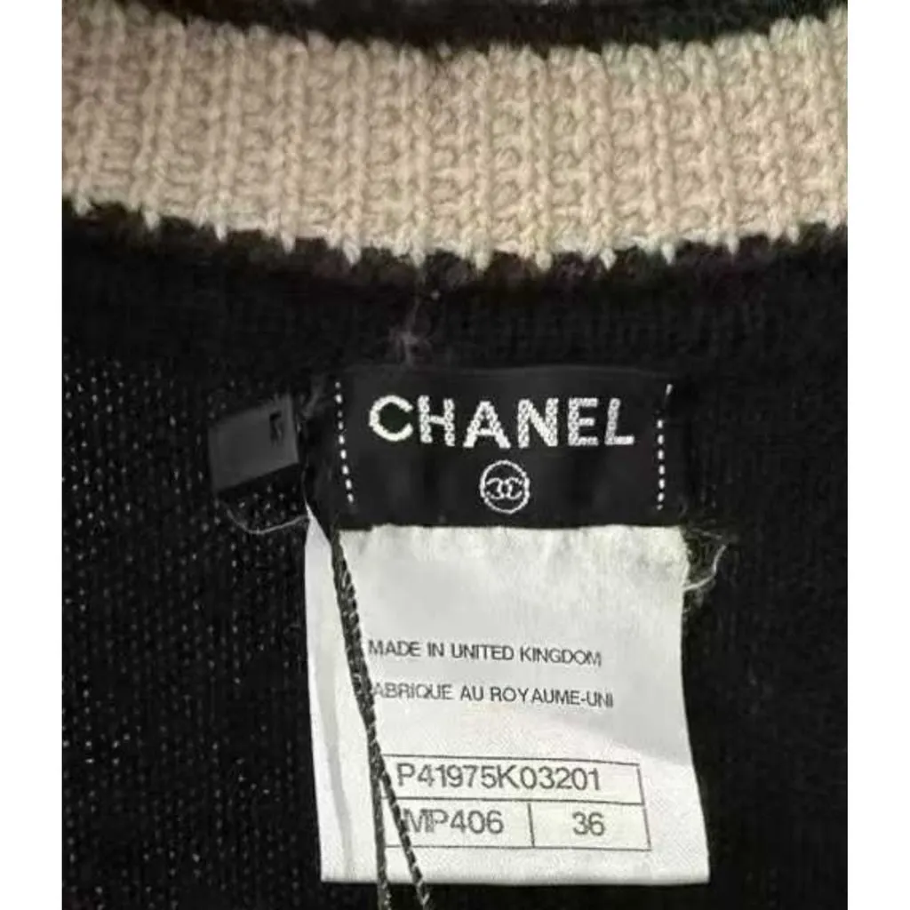 Chanel Cashmere Knitwear MultiColor Cashmere Very good - Inside View