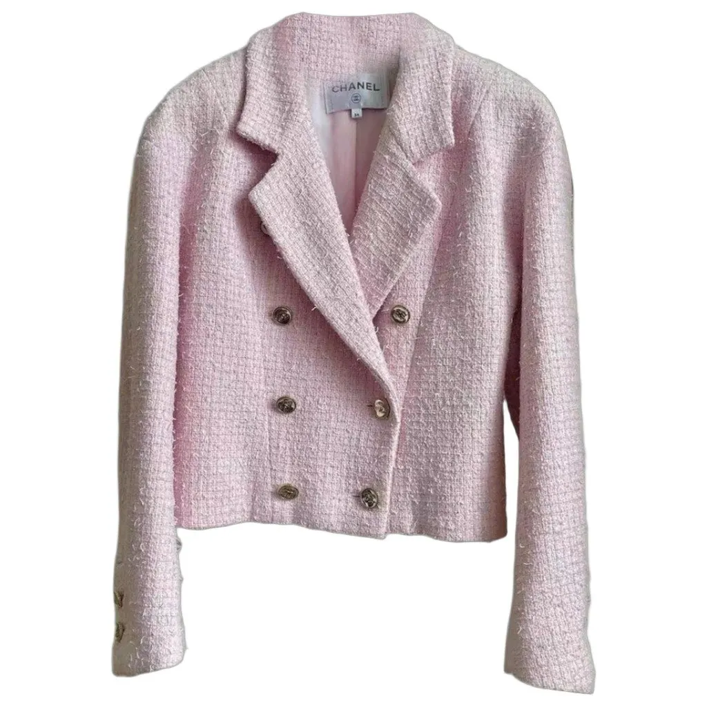 Chanel La Petite Veste Noire Tweed Jacket MultiColor Tweed Very good - Front View