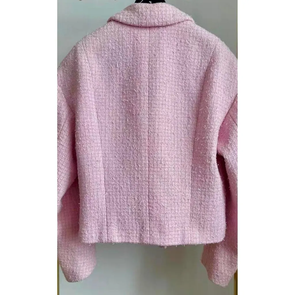 Chanel La Petite Veste Noire Tweed Jacket MultiColor Tweed Very good - Back View