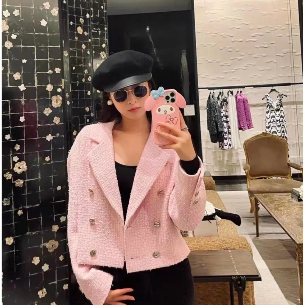Chanel La Petite Veste Noire Tweed Jacket MultiColor Tweed Very good - Box View
