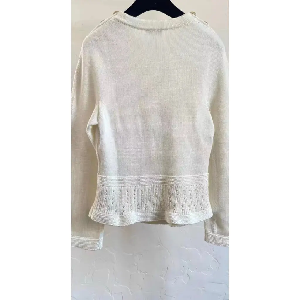 Chanel Cotton Knitwear MultiColor Cotton Very good - Back View