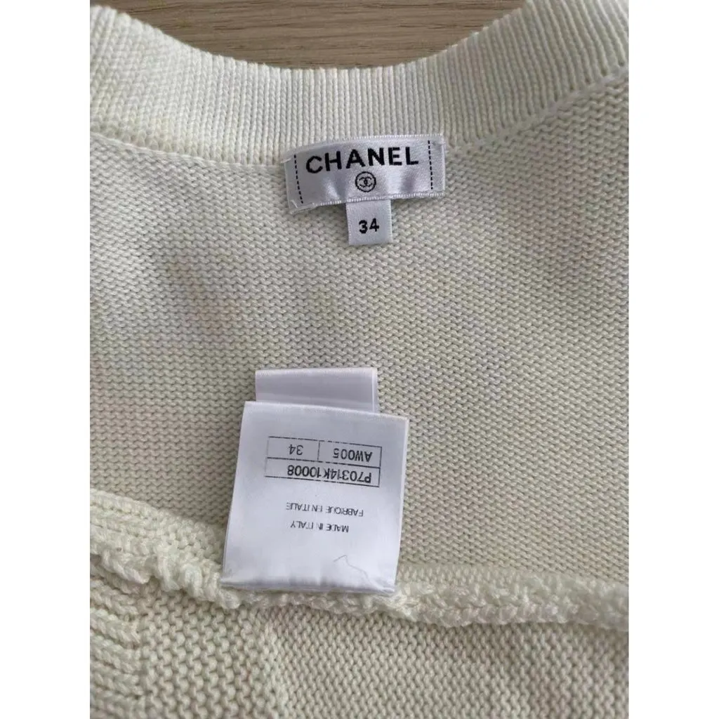 Chanel Cotton Knitwear MultiColor Cotton Very good - Inside View