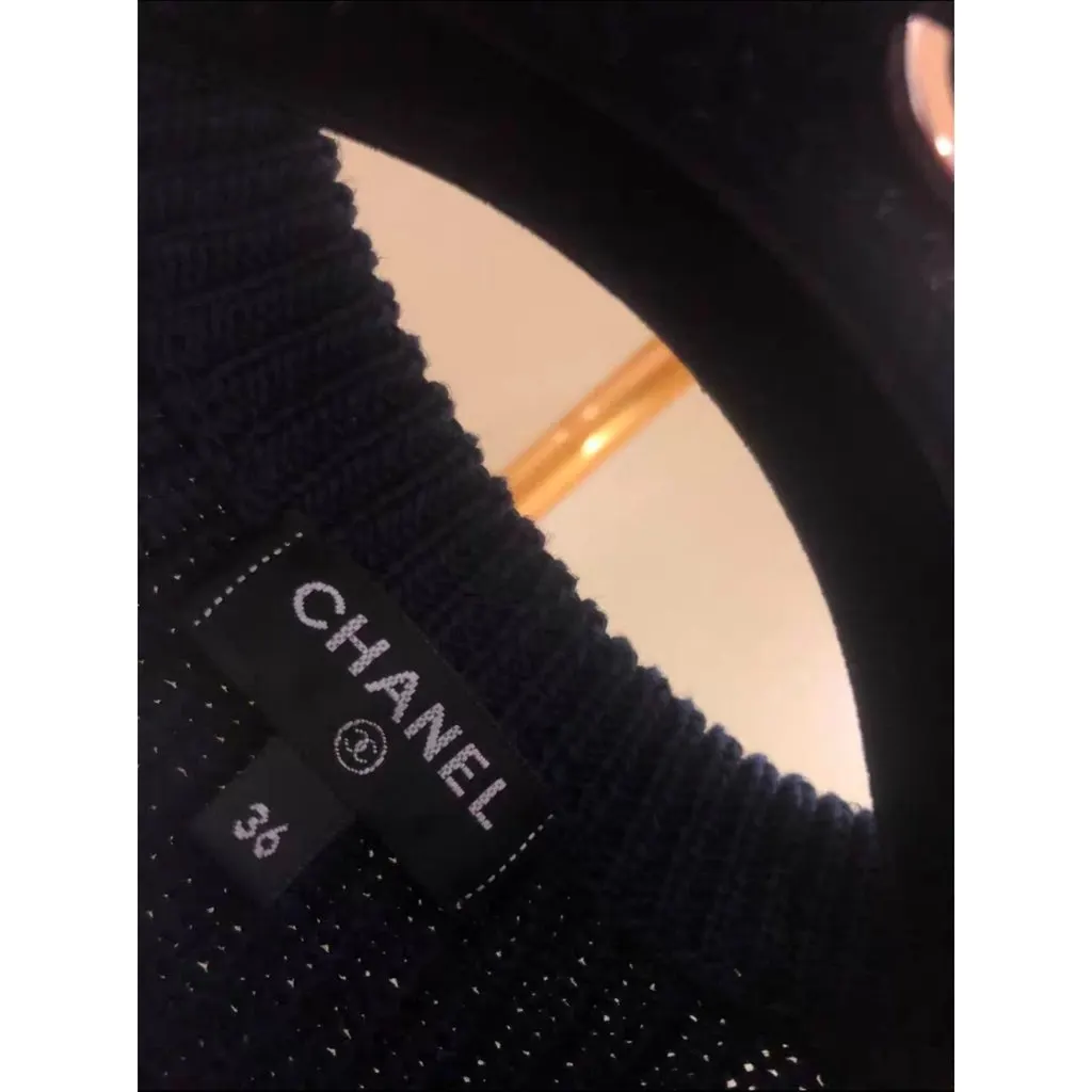 Chanel Cotton Knitwear MultiColor Cotton Very good - Box View