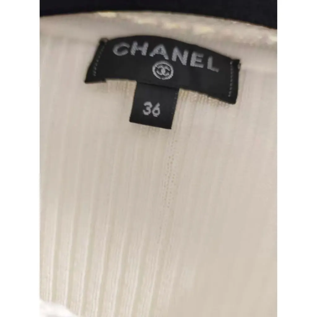 Chanel Cotton Knitwear MultiColor Cotton Very good - Back View