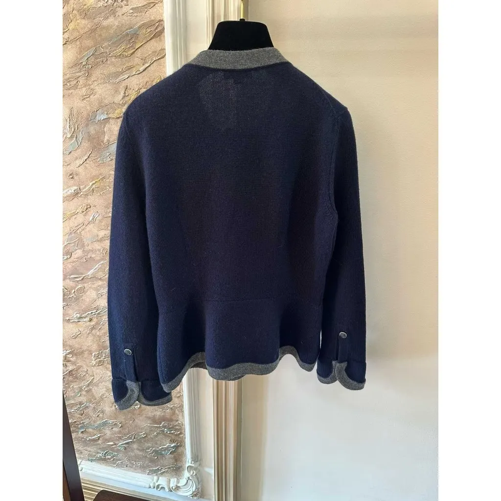 Chanel Navy Cashmere Knitwear Navy Cashmere Very good - Back View