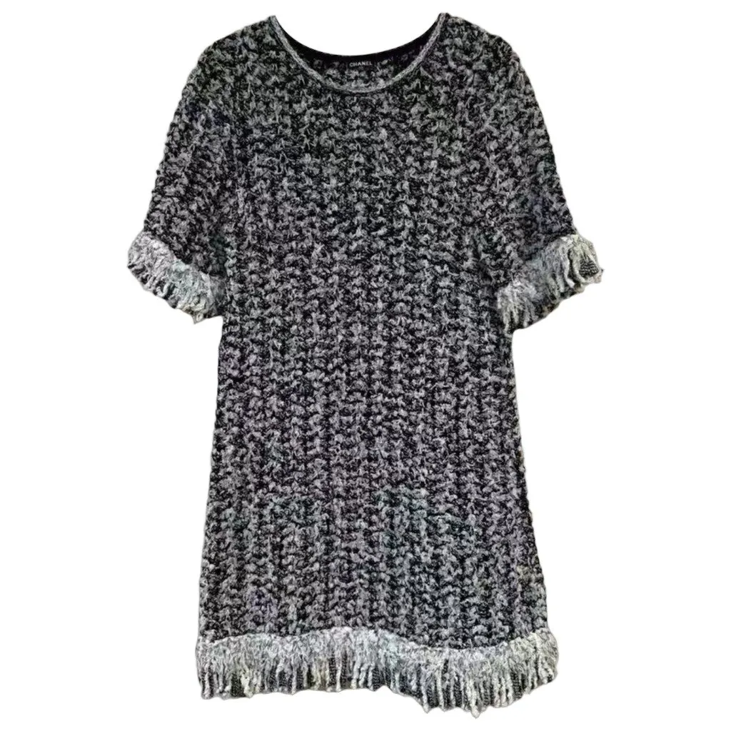 Chanel Cotton Dress MultiColor Cotton Very good - Front View