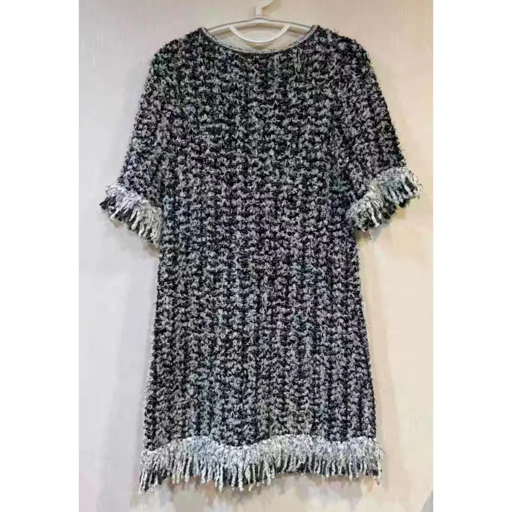 Chanel Cotton Dress MultiColor Cotton Very good - Back View