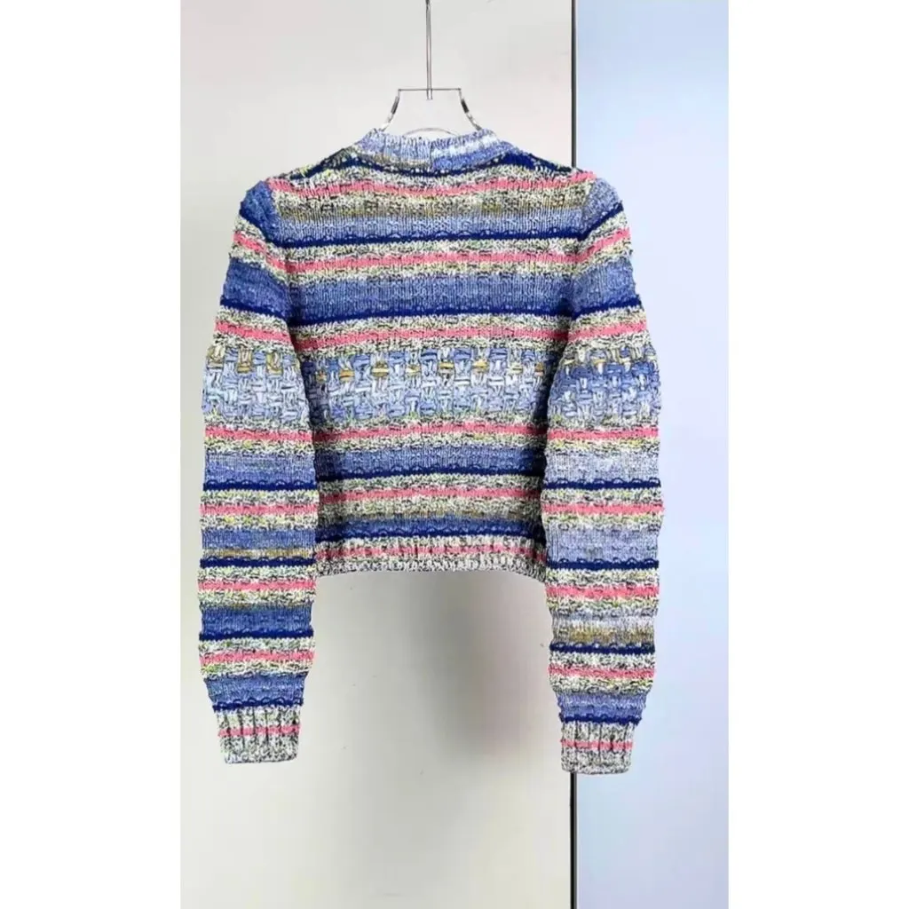 Chanel Cotton Knitwear MultiColor Cotton Very good - Back View