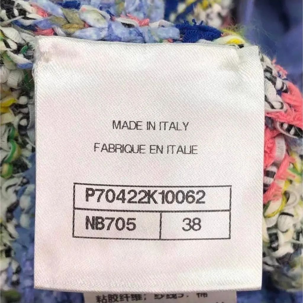 Chanel Cotton Knitwear MultiColor Cotton Very good - Model View