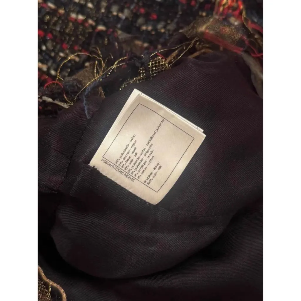 Chanel La Petite Veste Noire Tweed Jacket MultiColor Tweed Very good - Model View