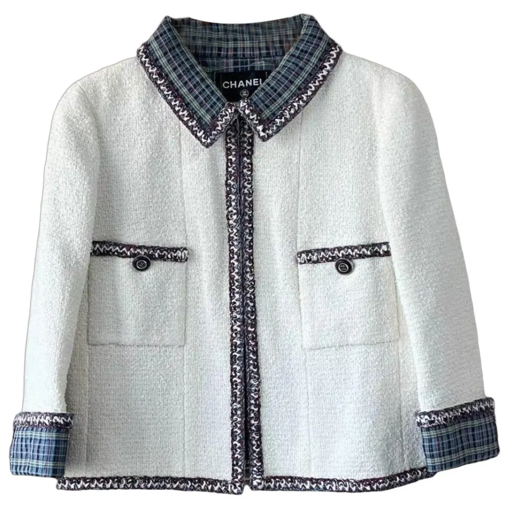 Chanel La Petite Veste Noire Tweed Jacket MultiColor Tweed Very good - Front View