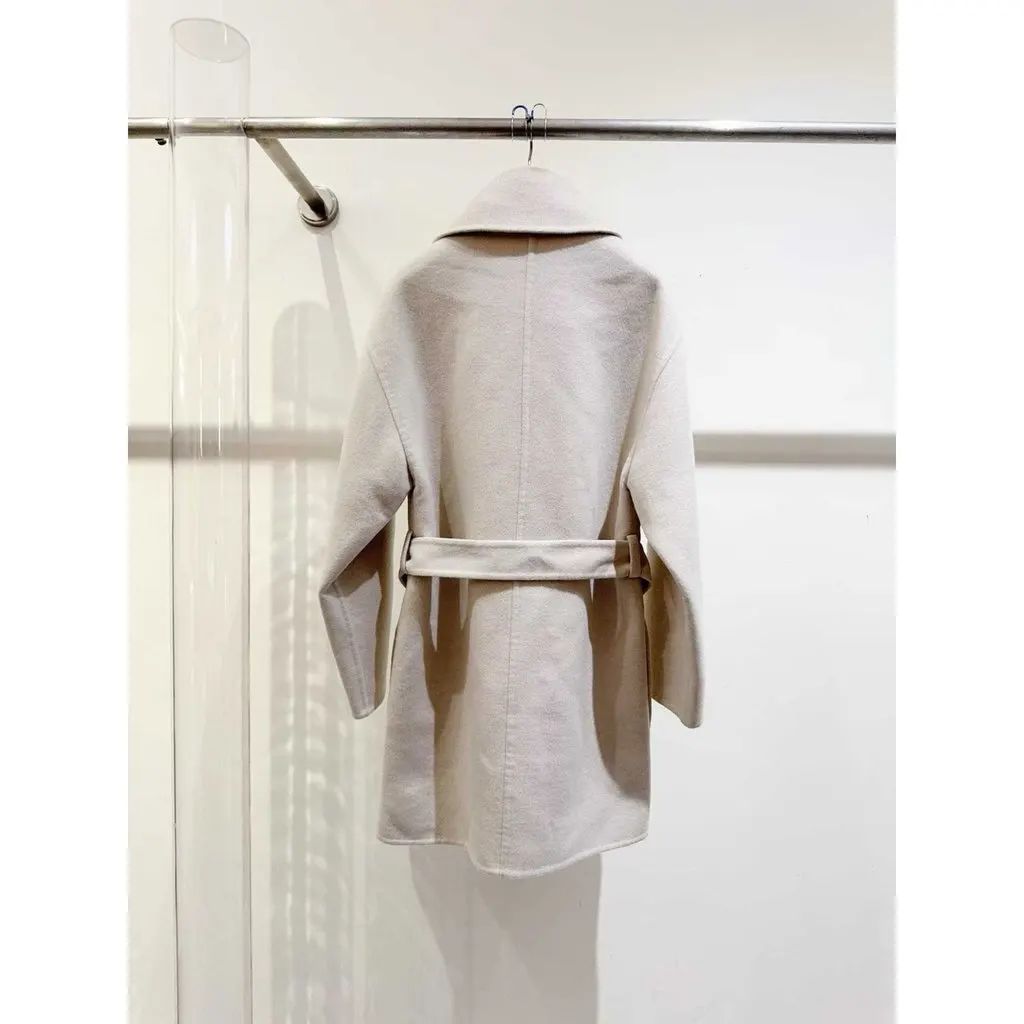 Hermes Cashmere Coat MultiColor Cashmere Very good - Back View