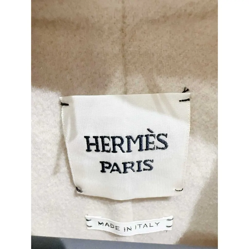Hermes Cashmere Coat MultiColor Cashmere Very good - Box View
