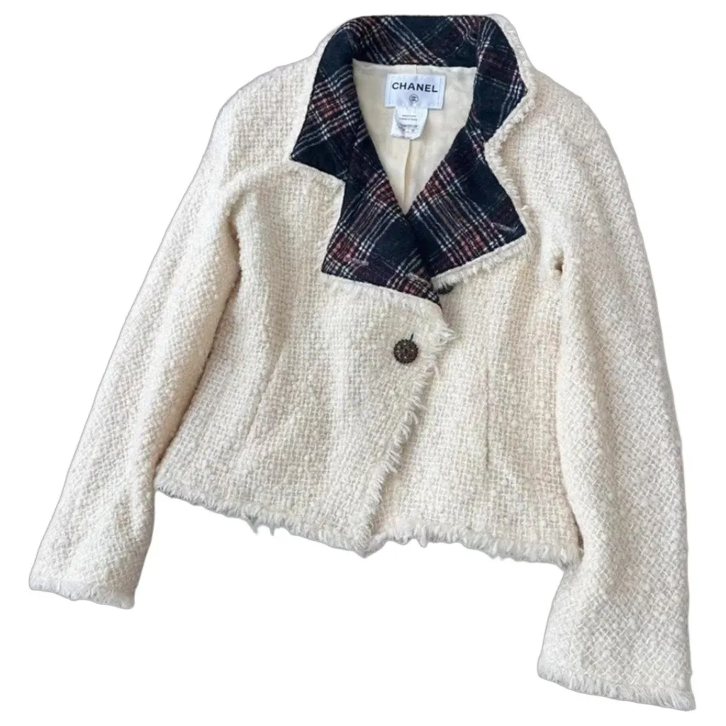Chanel La Petite Veste Noire Wool Jacket MultiColor Wool Very good - Front View