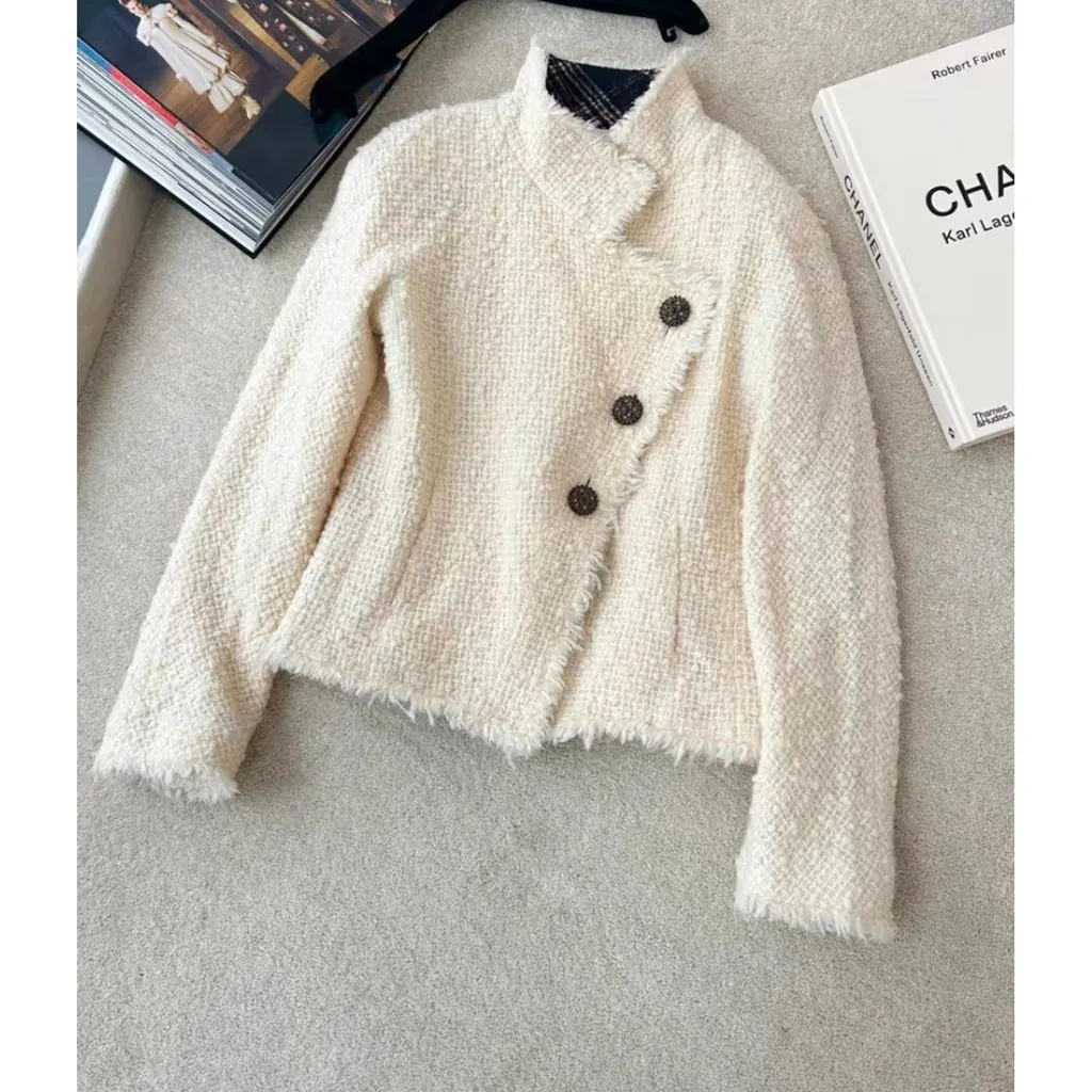 Chanel La Petite Veste Noire Wool Jacket MultiColor Wool Very good - Back View