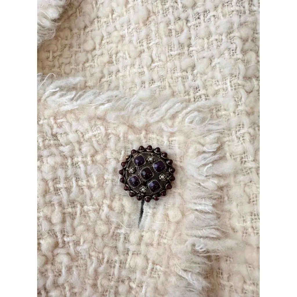 Chanel La Petite Veste Noire Wool Jacket MultiColor Wool Very good - Model View