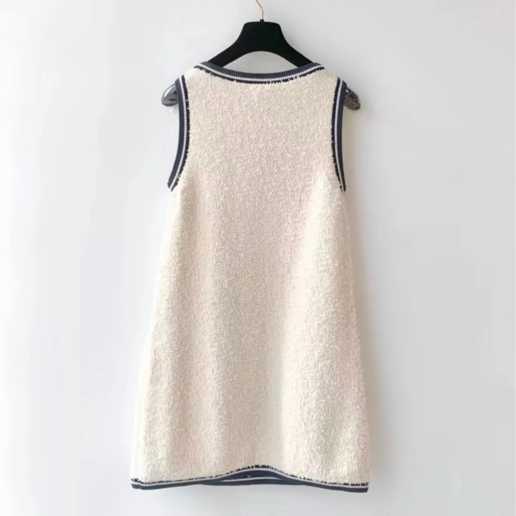 Chanel Cotton Dress MultiColor Cotton Very good - Back View