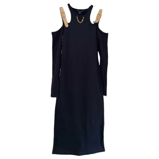 Louis Vuitton Cotton Dress MultiColor Cotton Very good - Front View