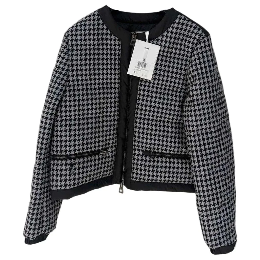 Dior Wool Leather Jacket MultiColor Wool Never worn, with tag - Front View