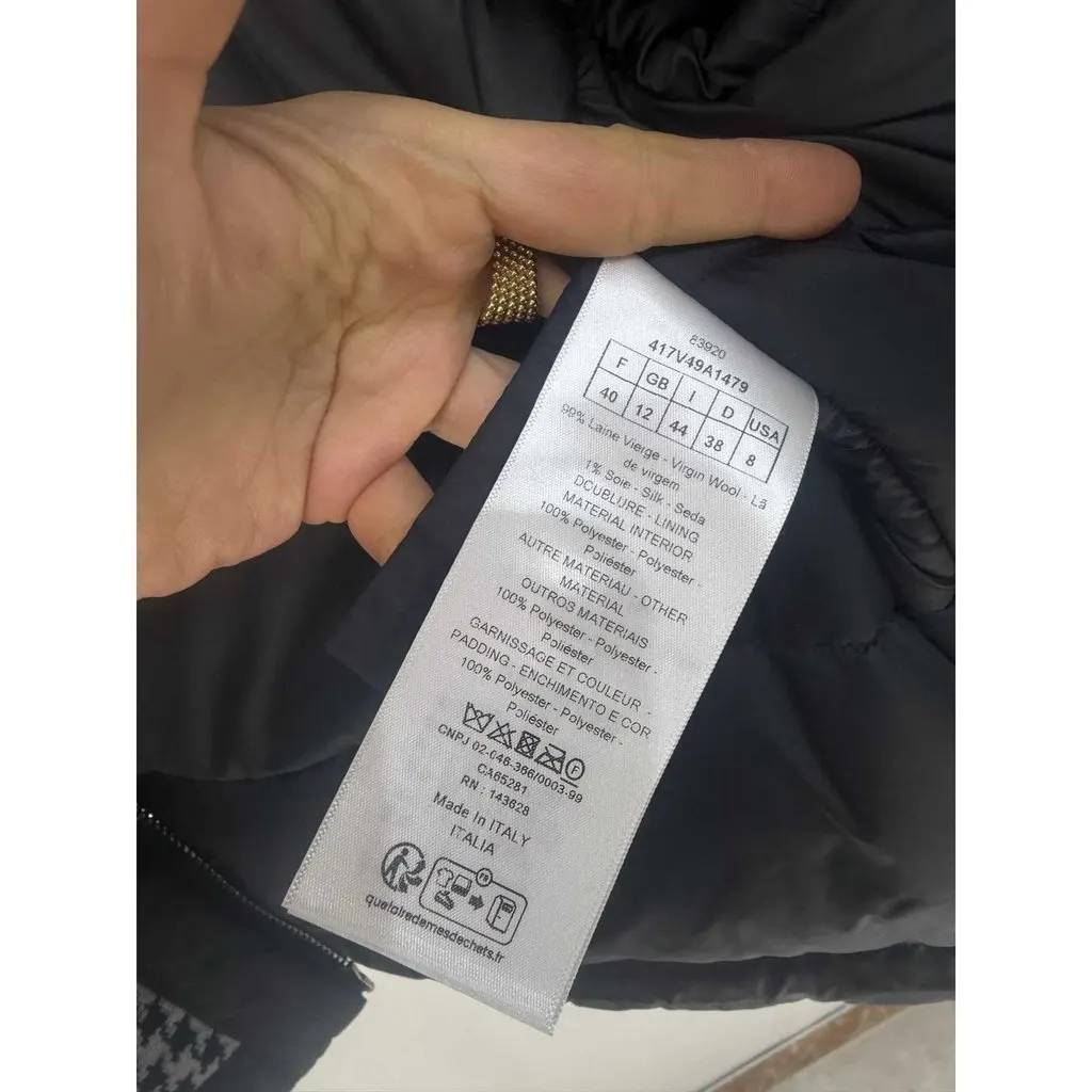 Dior Wool Leather Jacket MultiColor Wool Never worn, with tag - Box View