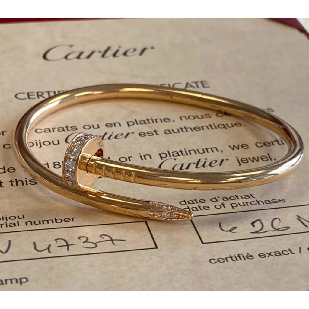 Cartier Juste Un Clou PM Pink Gold Bracelet MultiColor Very good - Box View