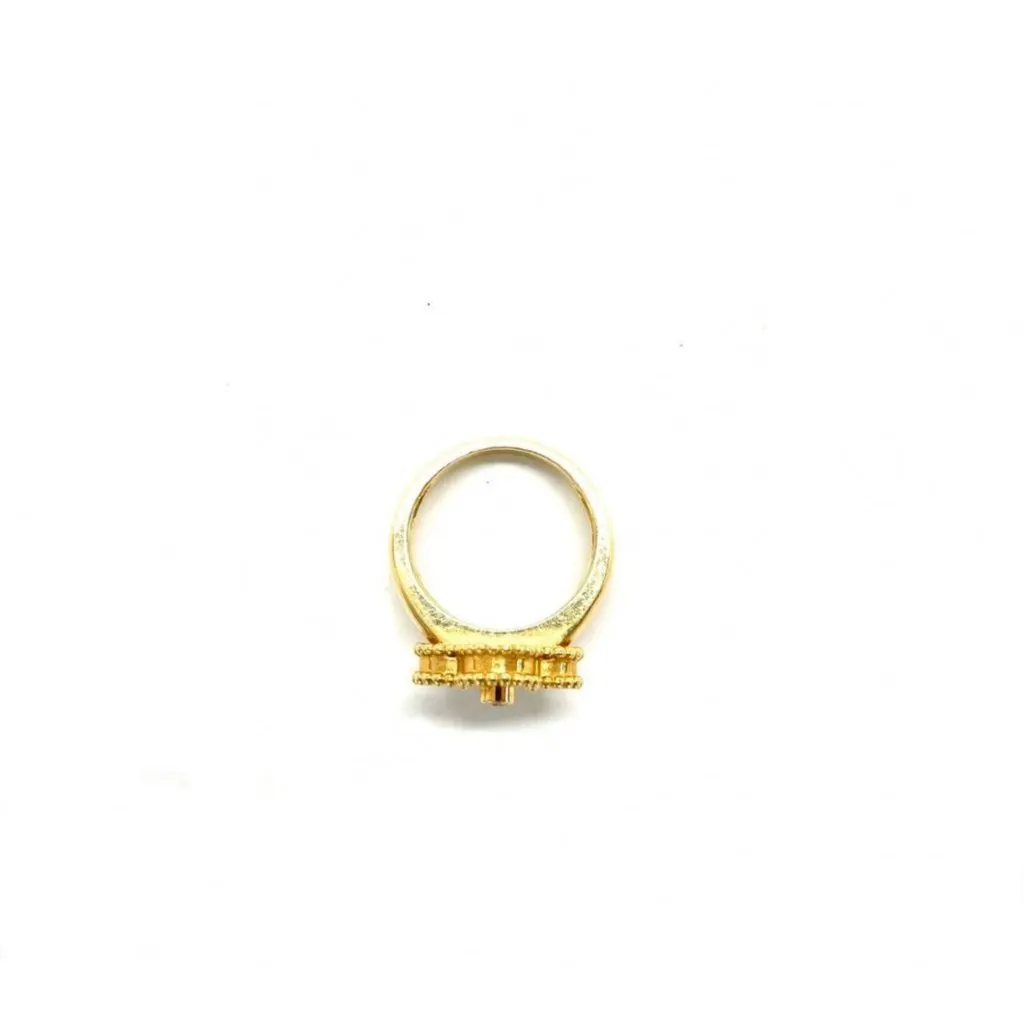 Van Cleef & Arpels Vintage Alhambra Yellow Gold Ring MultiColor Very good - Back View