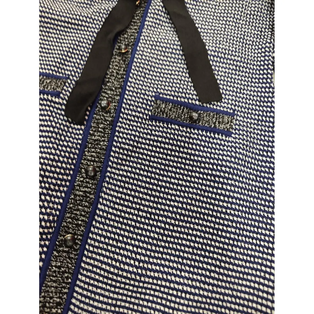 Sandro Navy Synthetic Dress Navy Very good - Inside View