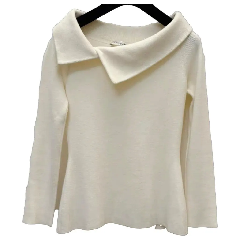 Dior Ecru Wool Knitwear Ecru Wool Very good - Front View