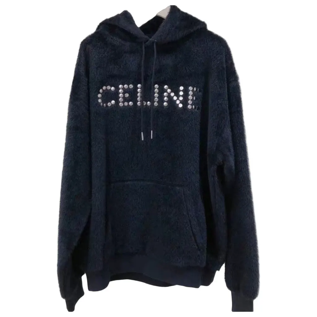 Celine Black Wool Knitwear Black Wool Very good - Front View