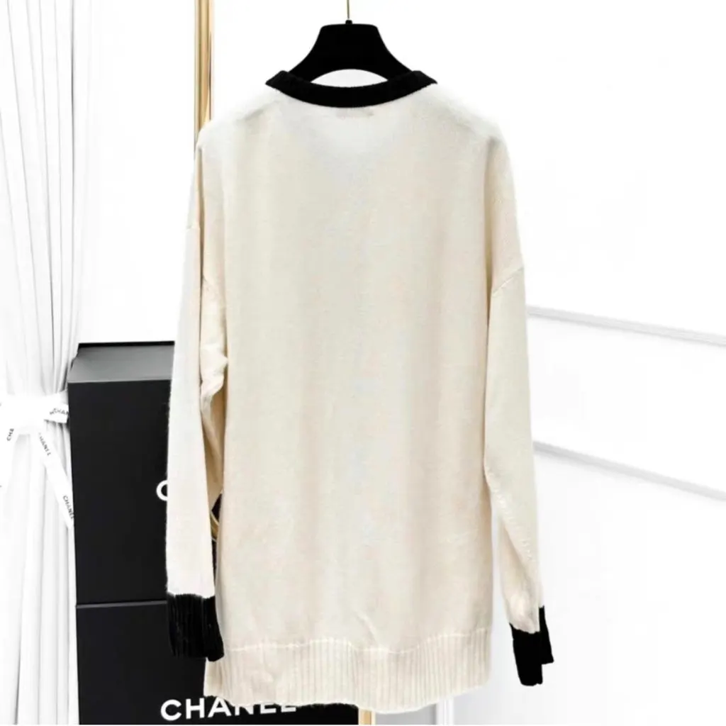 Saint Laurent White Cashmere Knitwear White Cashmere Very good - Box View