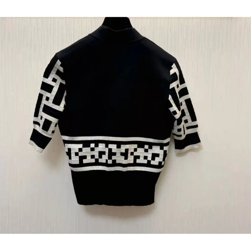 Hermes Black Silk Knitwear Black Silk Very good - Back View