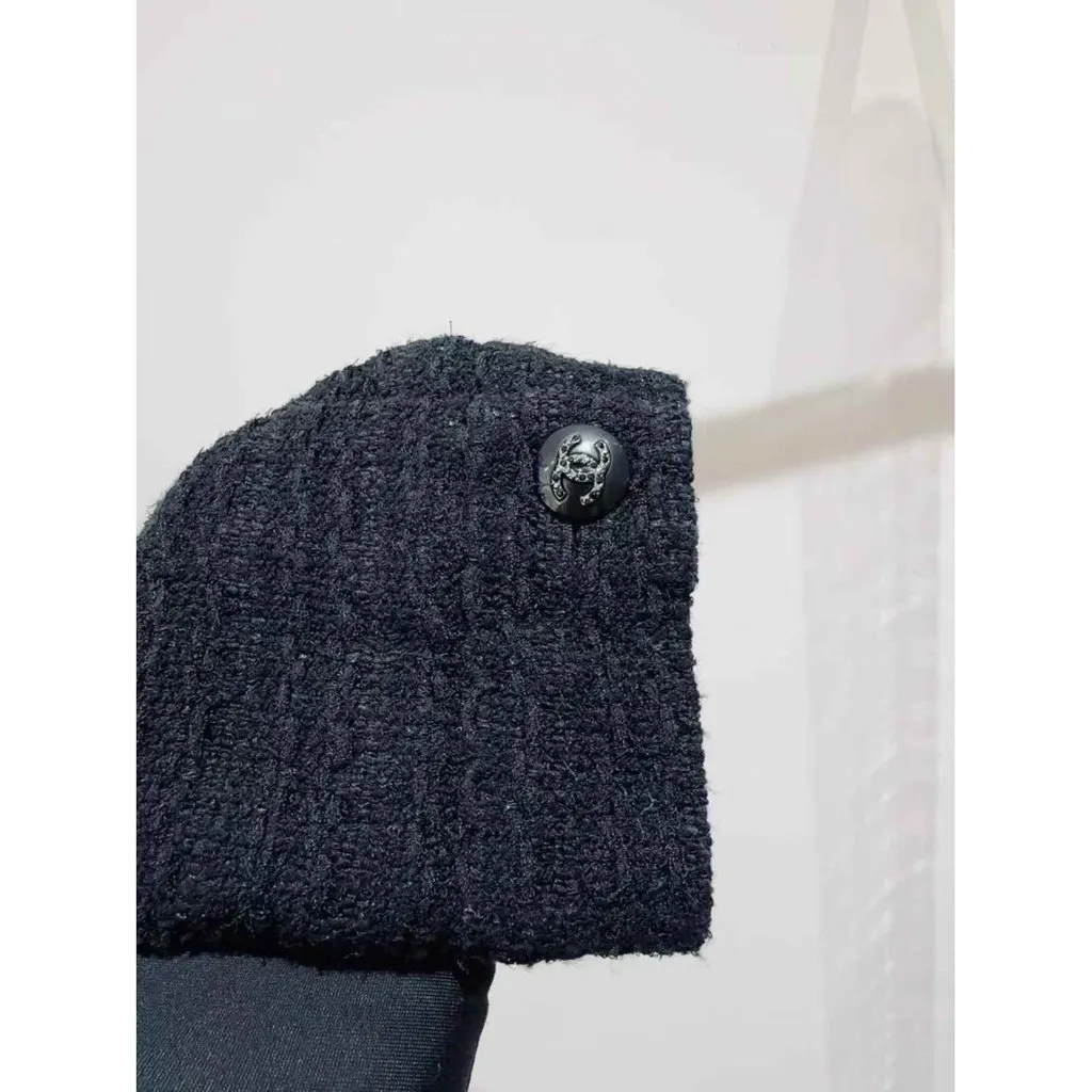 Chanel La Petite Veste Noire Black Cotton Jacket Black Cotton Very good - Inside View