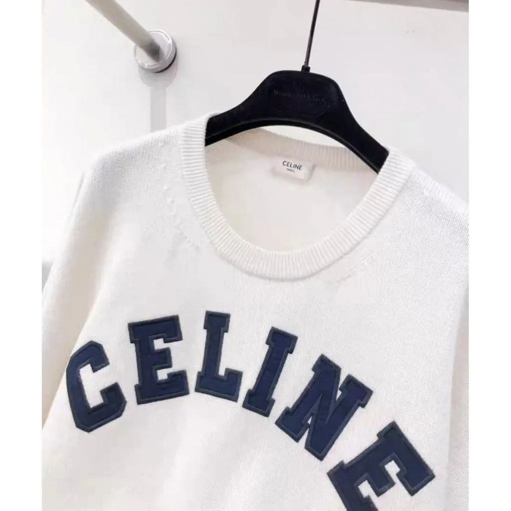 Celine Wool Knitwear MultiColor Wool Very good - Model View