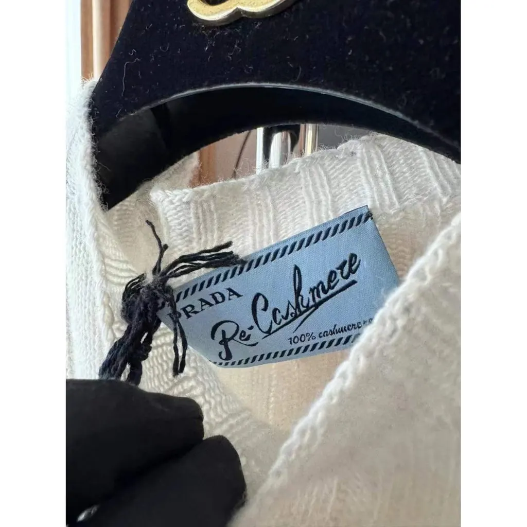 Prada Cashmere Knitwear MultiColor Cashmere Never worn - Back View