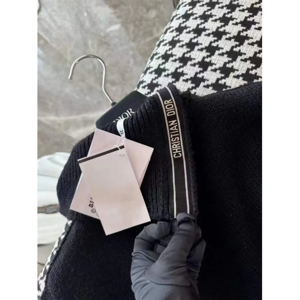 Dior Black Wool Knitwear Black Wool Never worn, with tag - Inside View