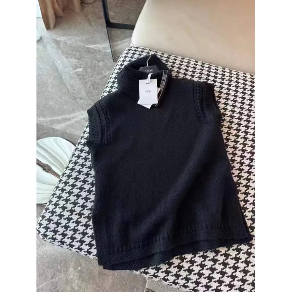 Dior Black Wool Knitwear Black Wool Never worn, with tag - Box View