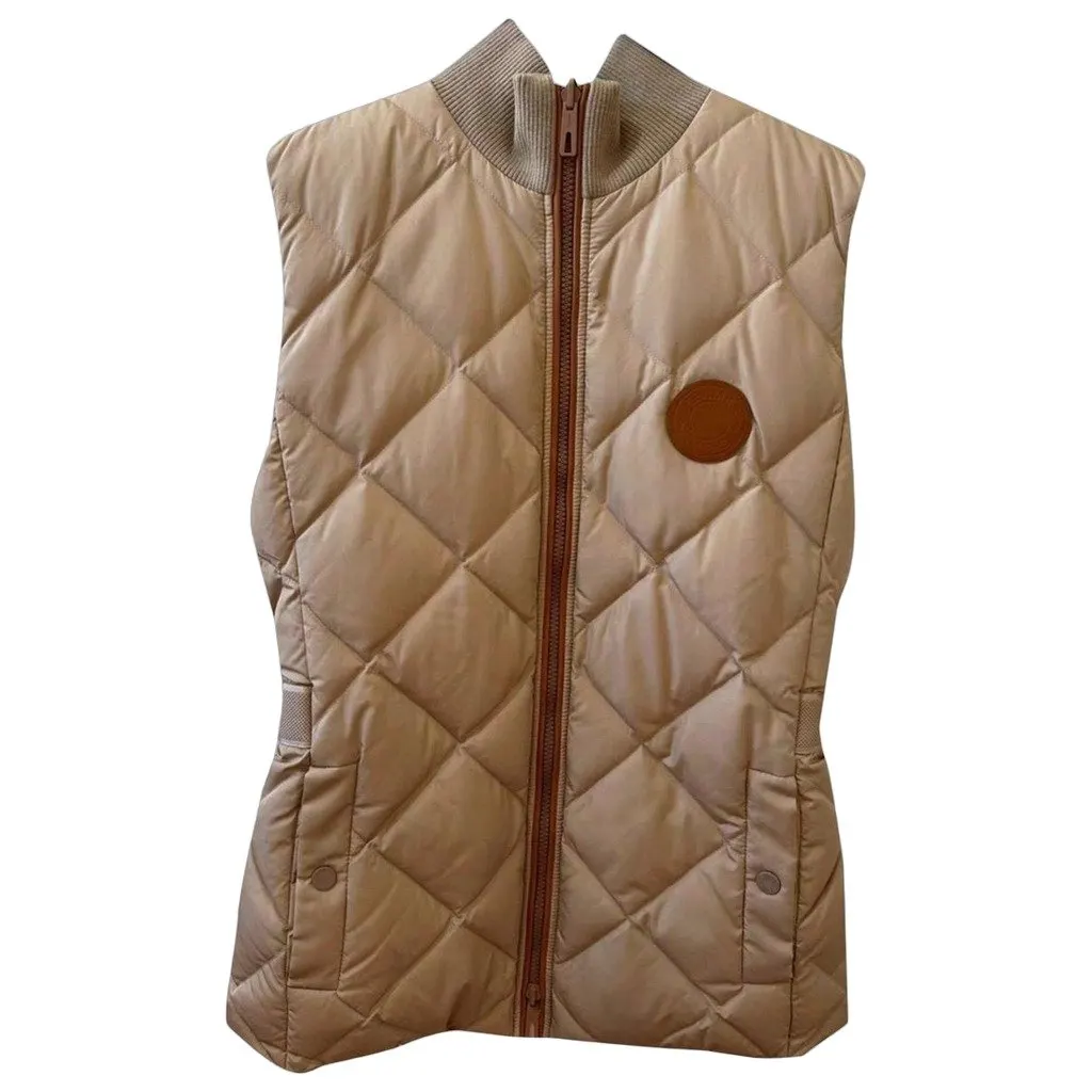 Hermes Polyester Coat MultiColor Polyester Very good - Front View
