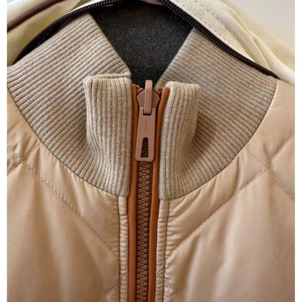 Hermes Polyester Coat MultiColor Polyester Very good - Inside View