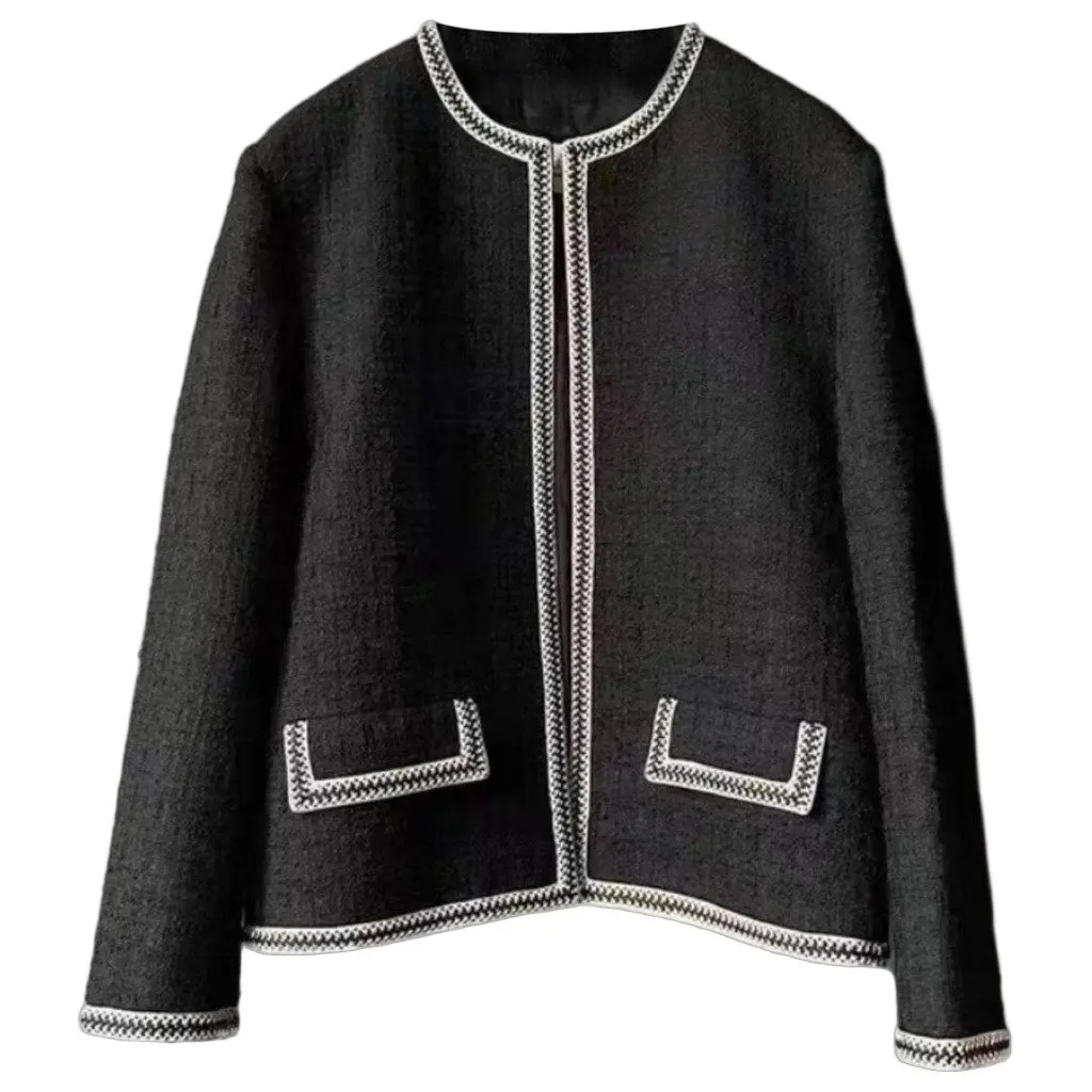 Celine Black Wool Jacket Black Wool Very good - Front View