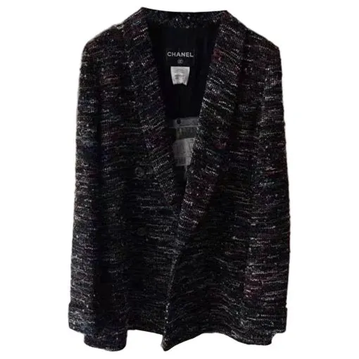 Chanel La Petite Veste Noire Wool Jacket MultiColor Wool Never worn - Front View