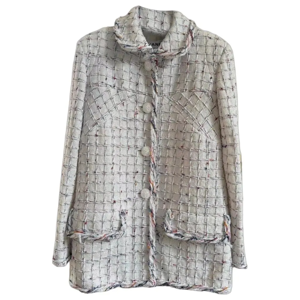 Chanel La Petite Veste Noire Tweed Jacket MultiColor Tweed Very good - Front View