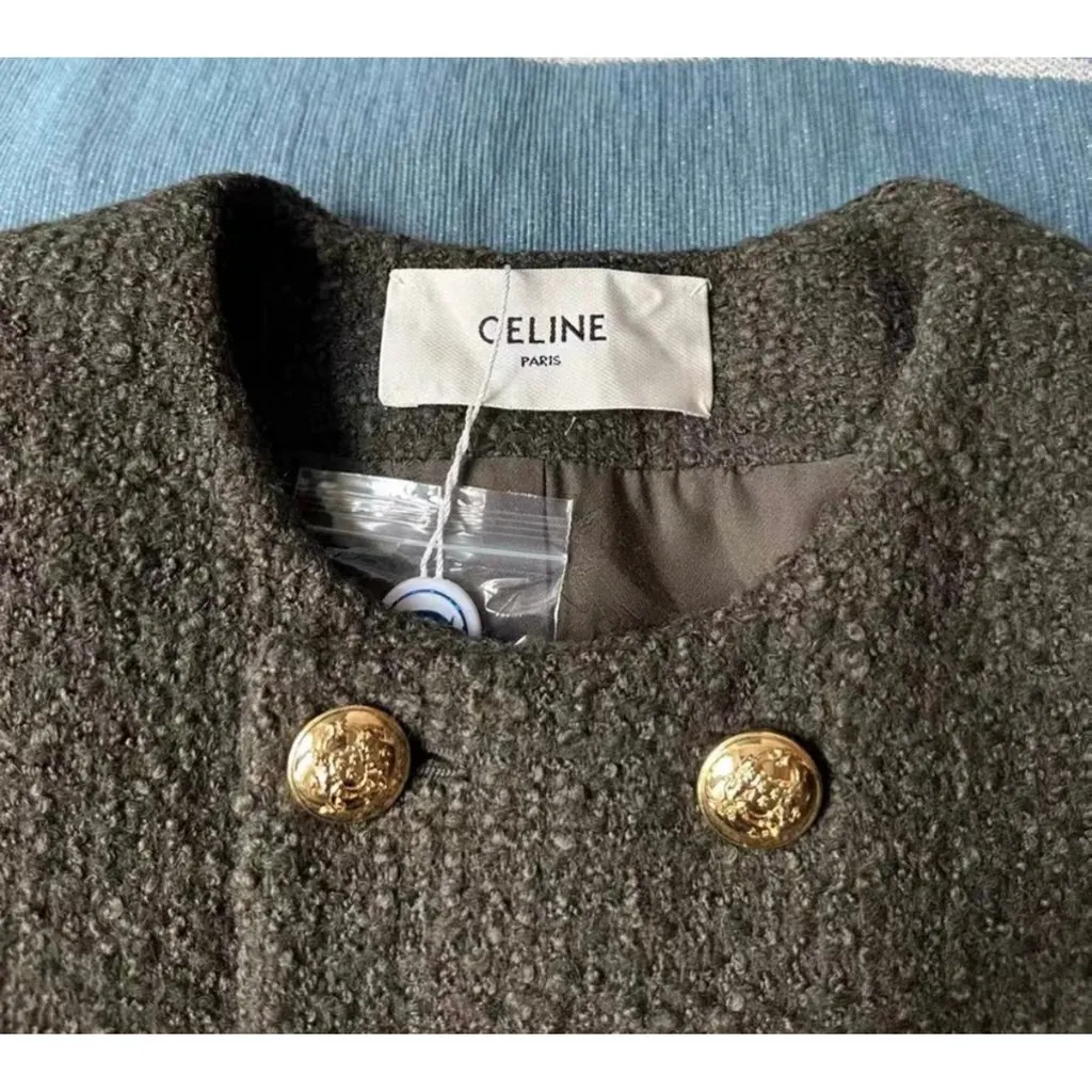 Celine Wool Jacket MultiColor Wool Very good - Inside View