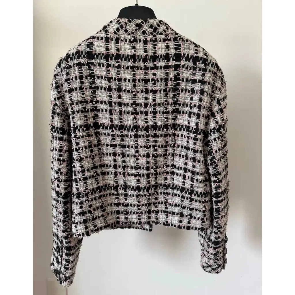 Chanel La Petite Veste Noire Polyester Jacket MultiColor Polyester Very good - Model View