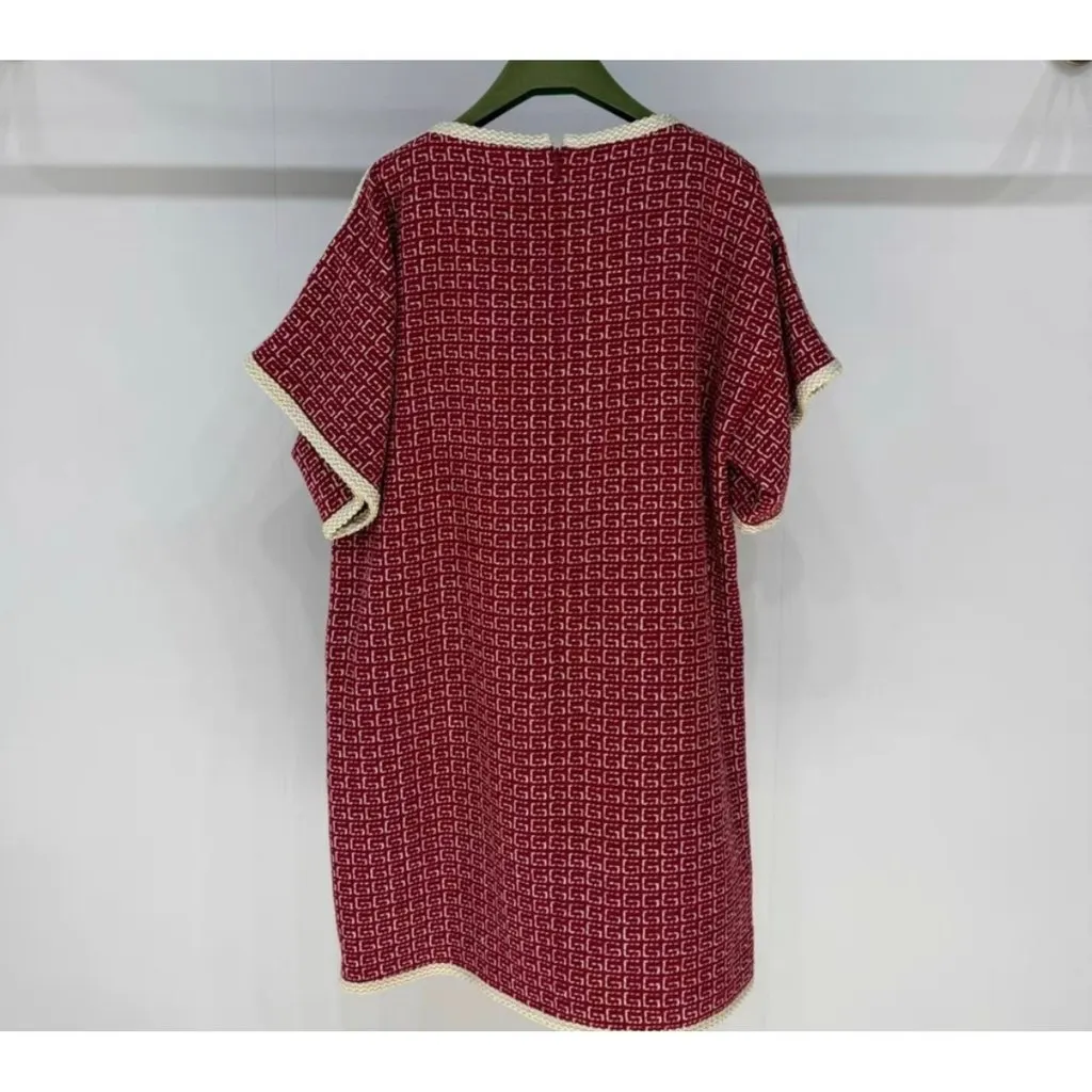 Gucci Wool Dress MultiColor Wool Never worn, with tag - Back View