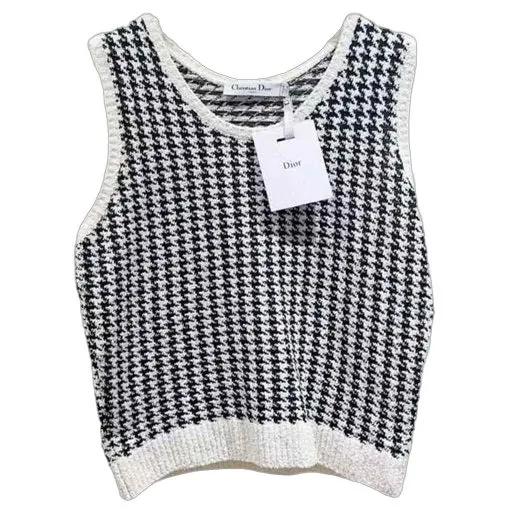 Dior J'Adior Cotton Top MultiColor Cotton Never worn, with tag - Front View