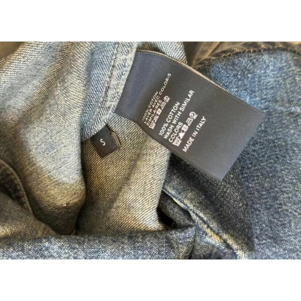 Celine Blue Cotton Dress Blue Cotton Very good - Inside View